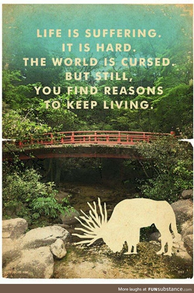 Keep Finding Reasons (Princess Mononoke)