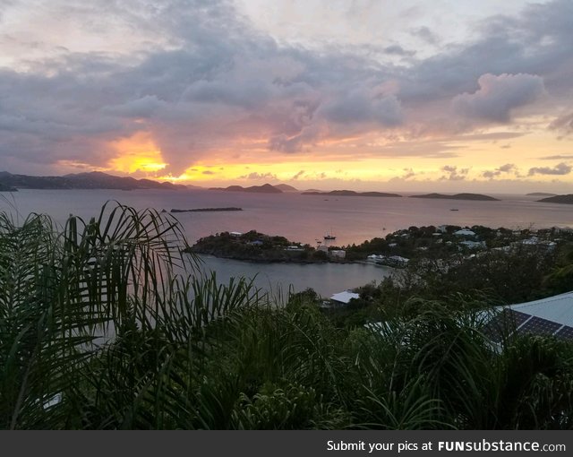 Sunset in my little corner of the world (the Virgin Islands)