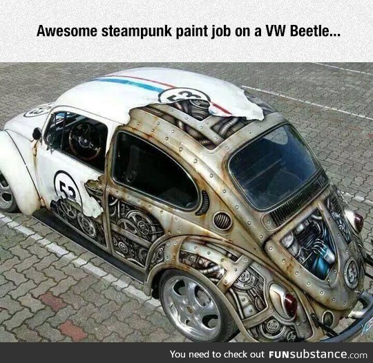 Steampunk paint job