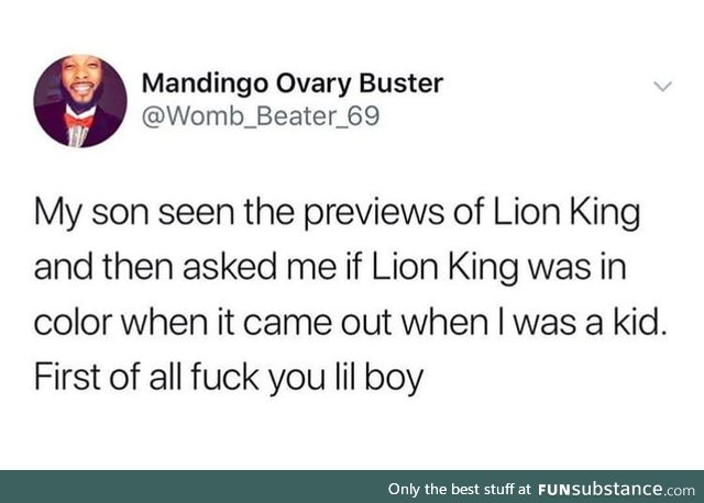 Lion king already causing problems between generations