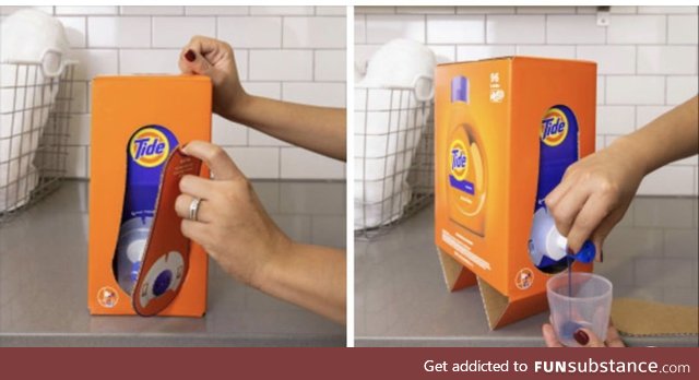 Tide’s new packaging looks like boxed wine