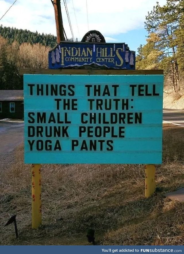 Yoga pants tell no lies