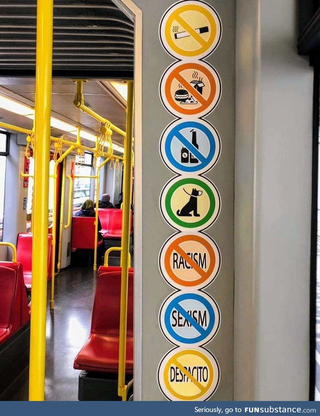 New signs in the viennese metro