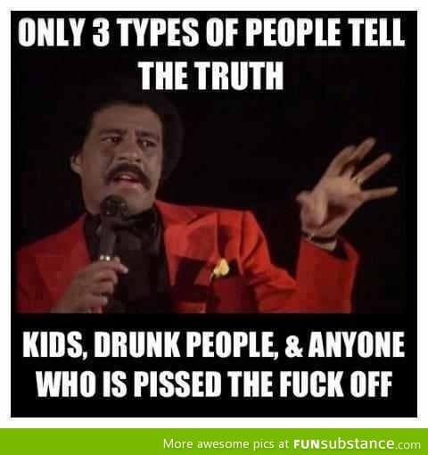 3 types of people who tell the truth