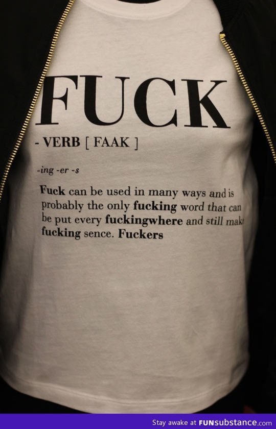 'F*ck' can be used in many ways