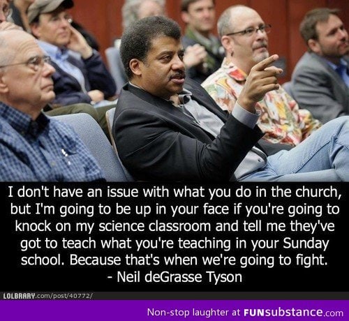 Neil tyson slammin the church