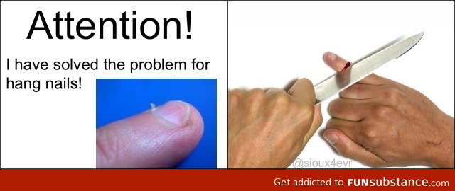 Hangnail problem solved