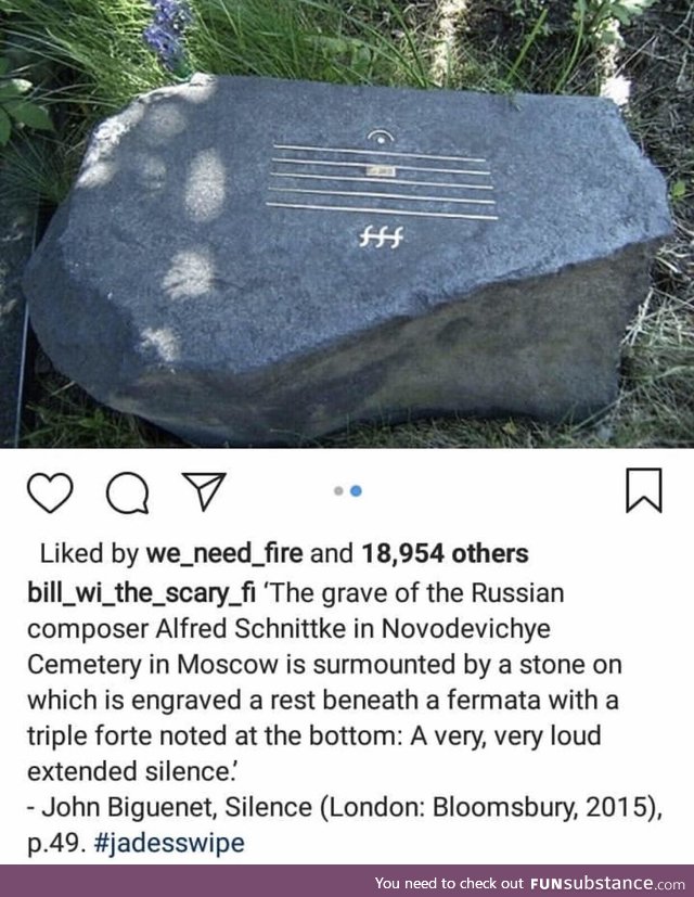 Grave of Russian composer Alfred Schnittke