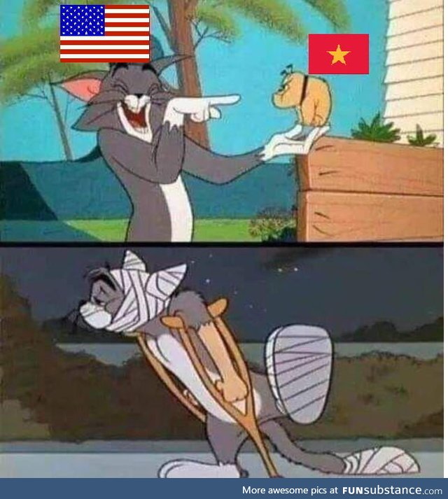 Trying to yeet those Vietnamese farmers (1968)