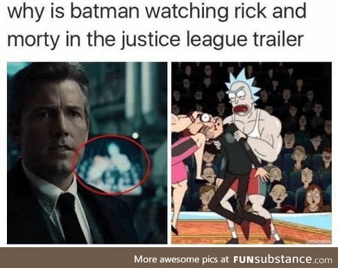 Because he is batman