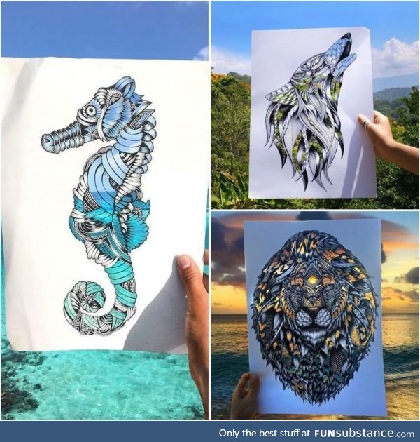 Colored by nature, by Faye Halliday