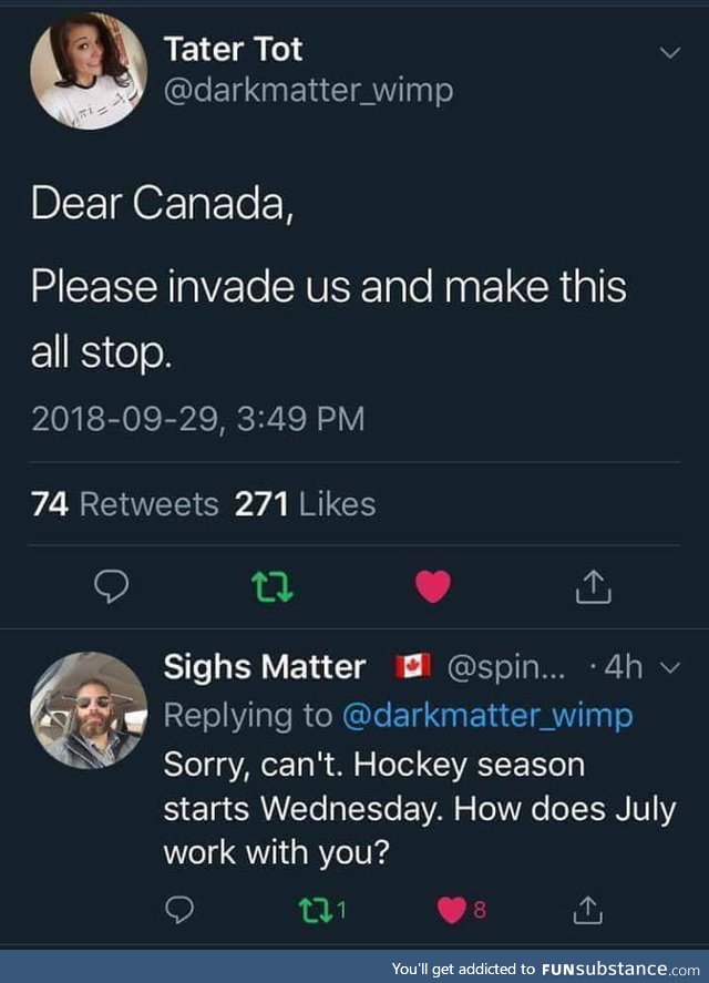 Canadians are polite