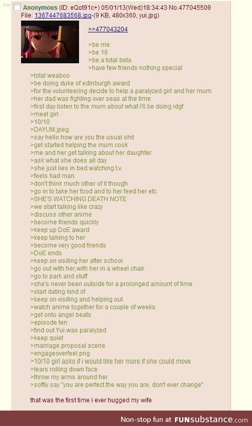 Anon meets a paralyzed girl