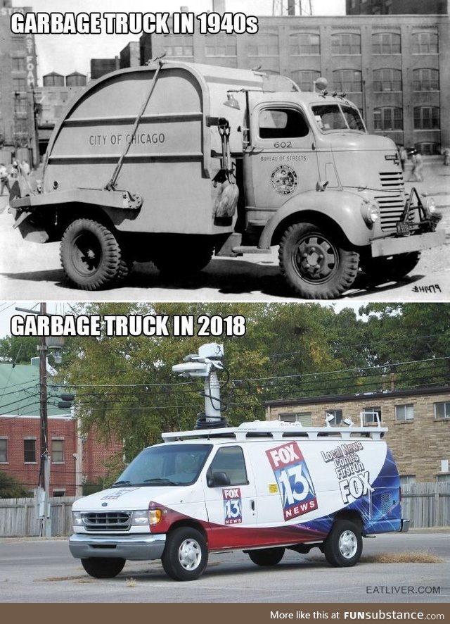 The Evolution of Garbage Trucks