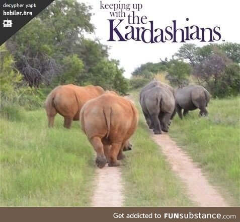 Keeping up with the Kardashians