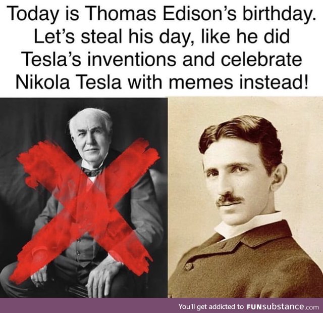 Happy birthday tesla!