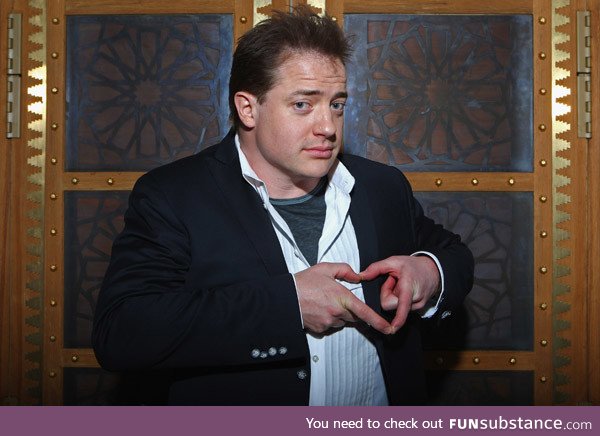 Upvote brendan fraser