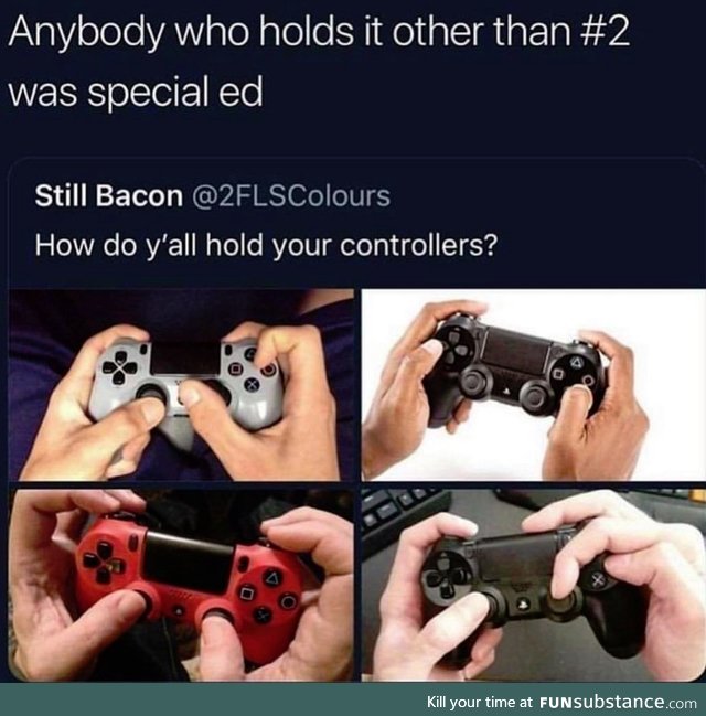 Hold the Controller