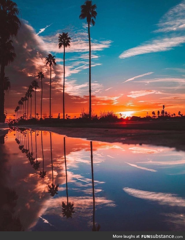 California sunset