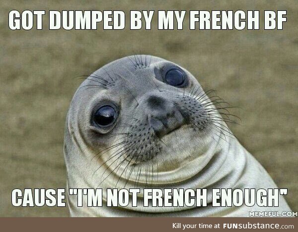 I'm not french at all