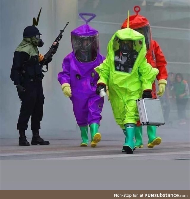 The teletubby biohazard squad