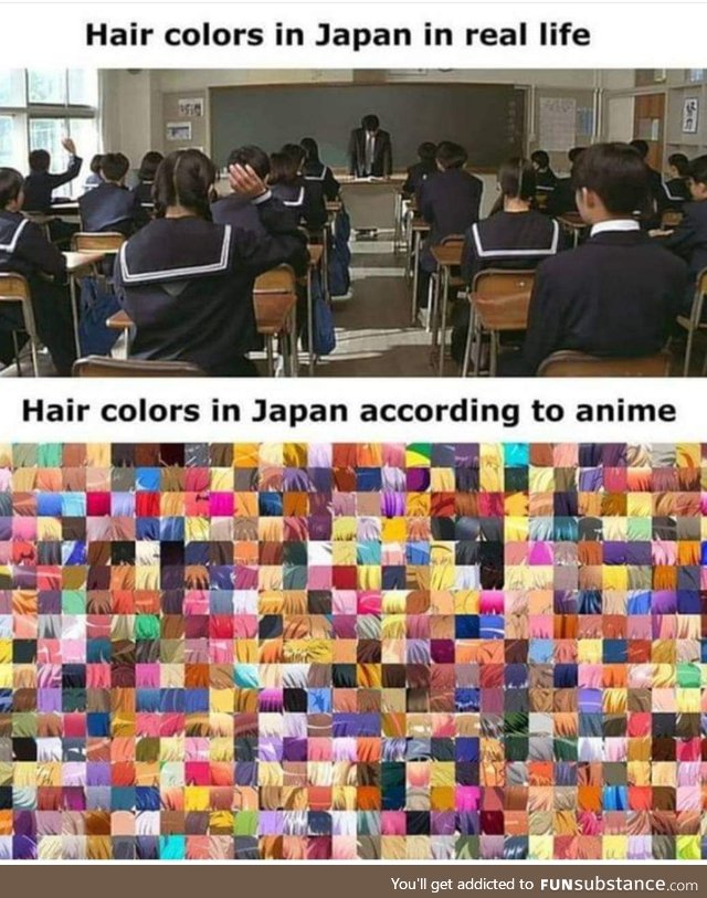 Real Japan vs Anime