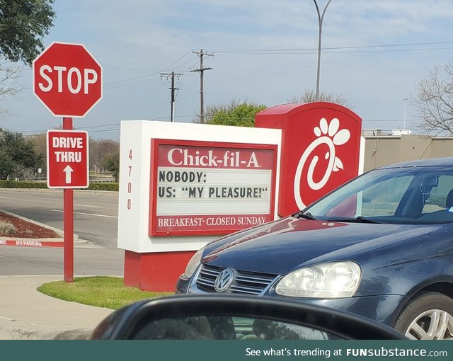 Even Chick-Fil-A is in on it