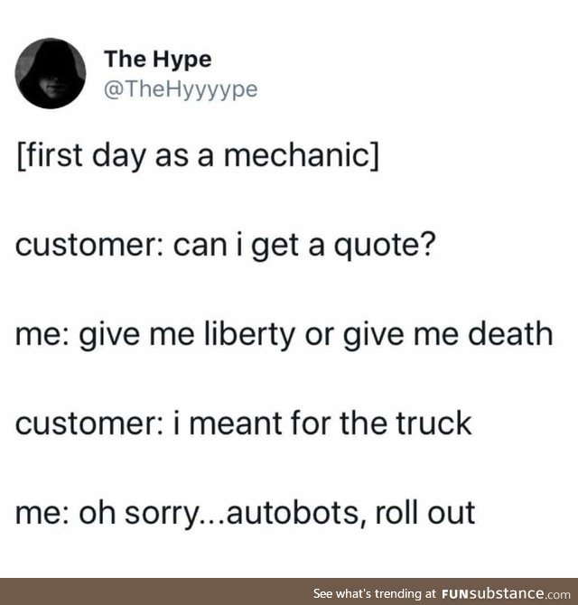 Mechanic life