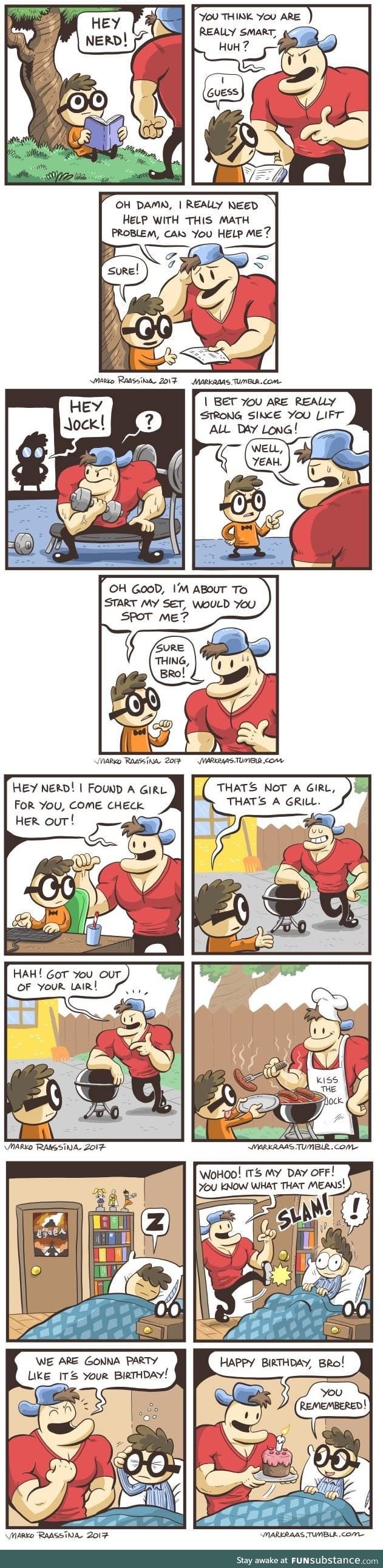 Nerd & Jock