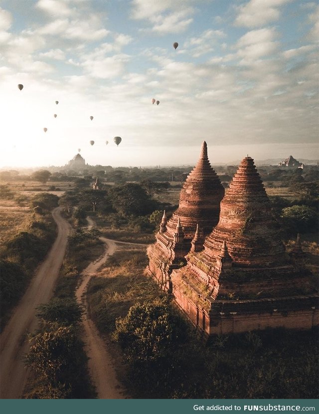 Drone shot- Myanmar