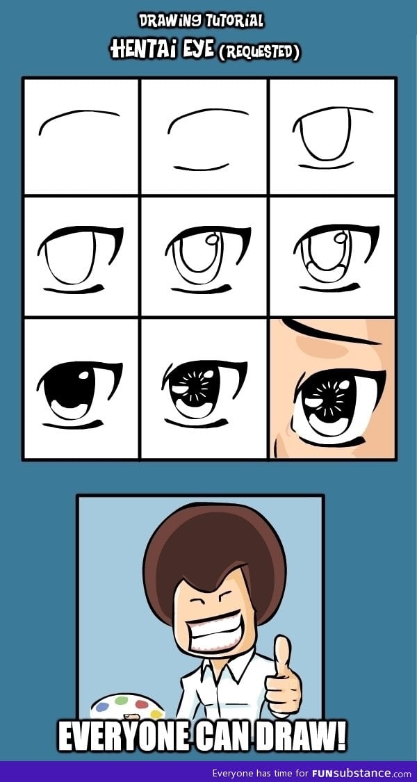 How to draw anime eyes