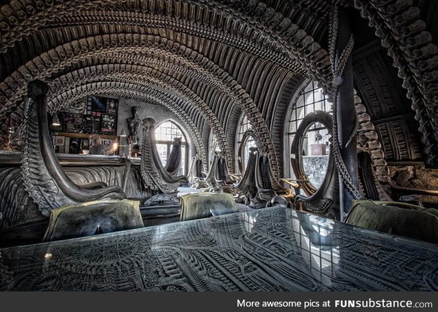 H. R gigers museum bar (switzerland)