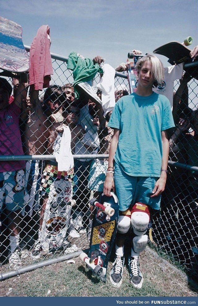 Tony Hawk in the early 80s