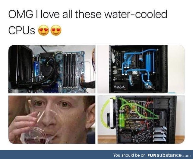 Gotta love yourself some watercooled cpus