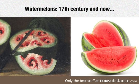 Wow, watermelon has really changed