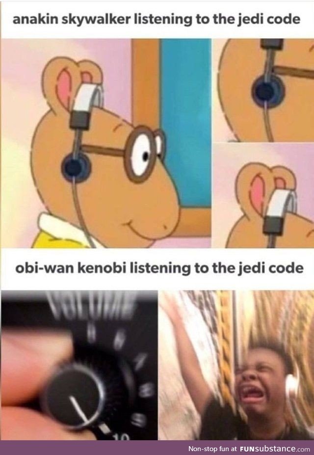 Only a sith listens absolutly