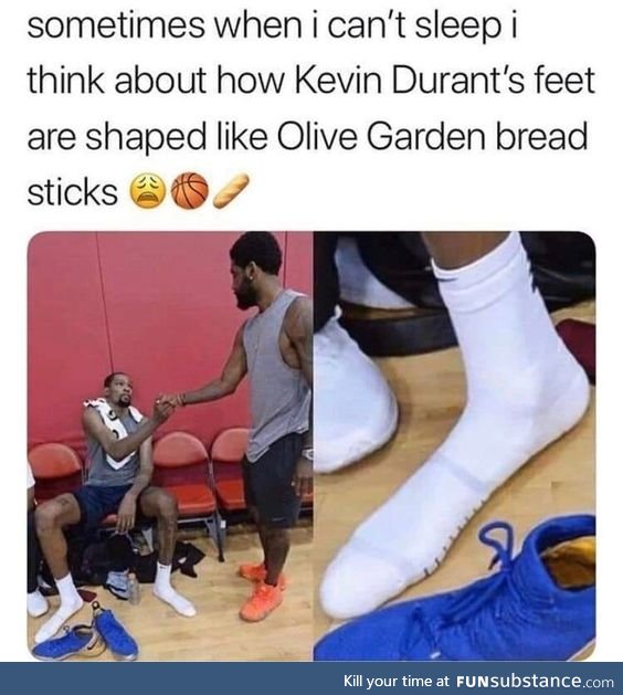 Them be clown shoes feet