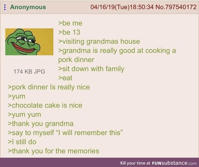 Anon loves his granny