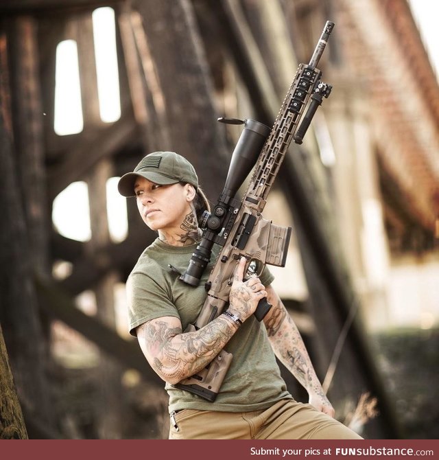 Meet Kinessa Johnson, a US army veteran woman who hunts poachers