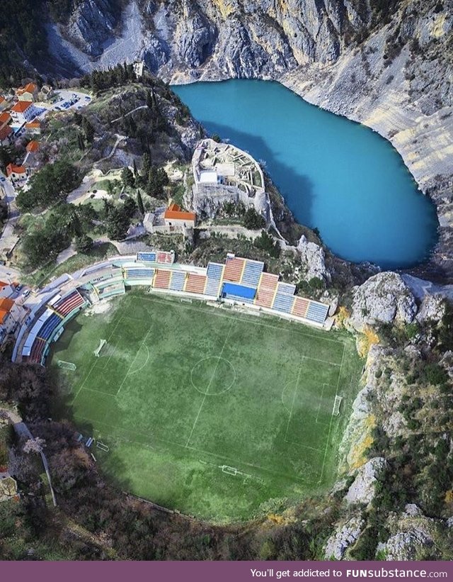 Blue lake, Croatia