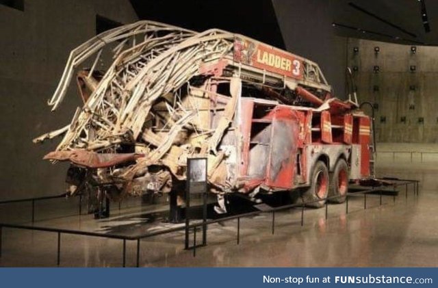 One of the first Firetrucks that showed up at the World Trade Center