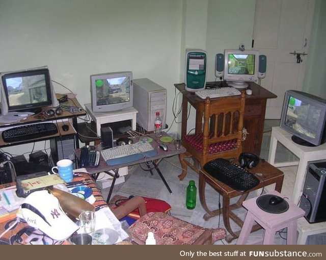 Lan party 10 years ago