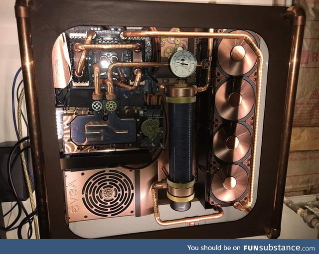 Custom steampunk pc