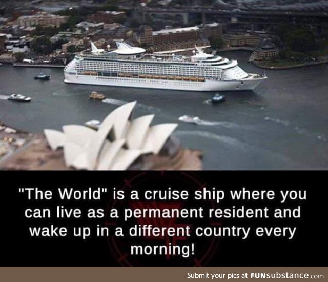 Cool cruise ship