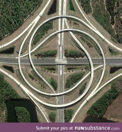 Highway interchange in Jacksonville, FL