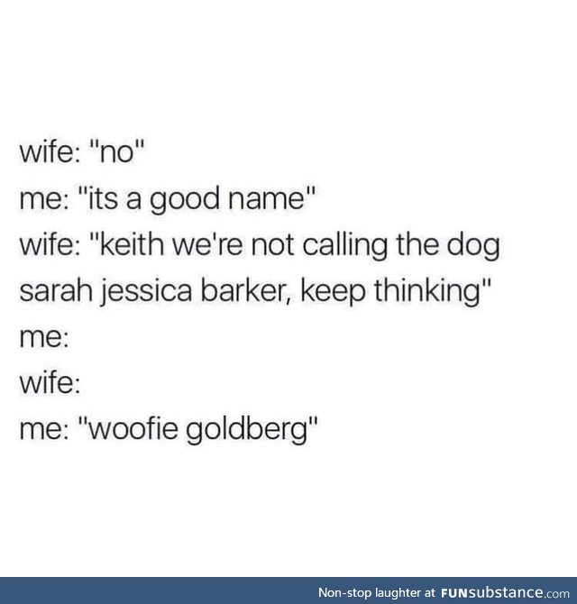 Good name for a good boi