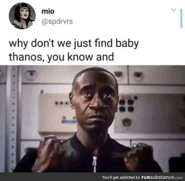 Rhodey had a plan