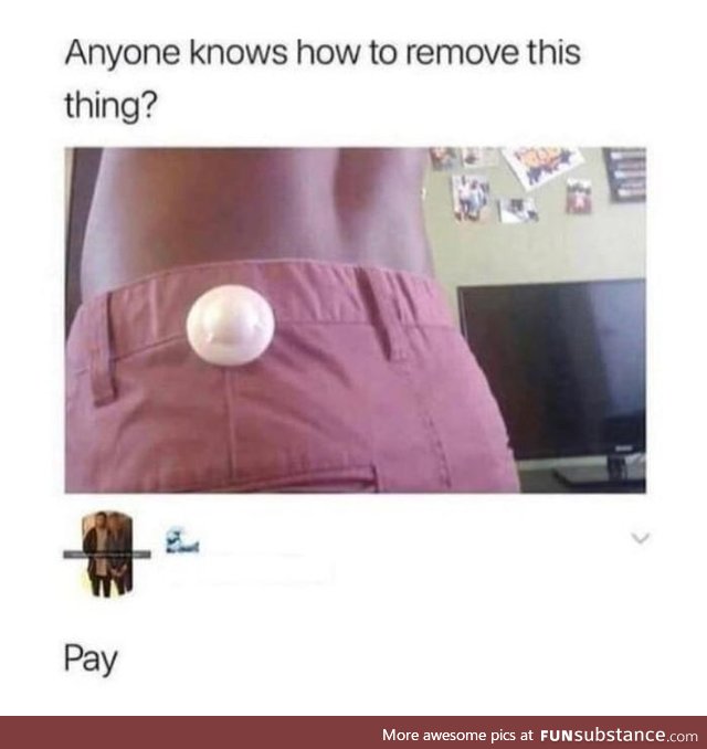 Just pay!