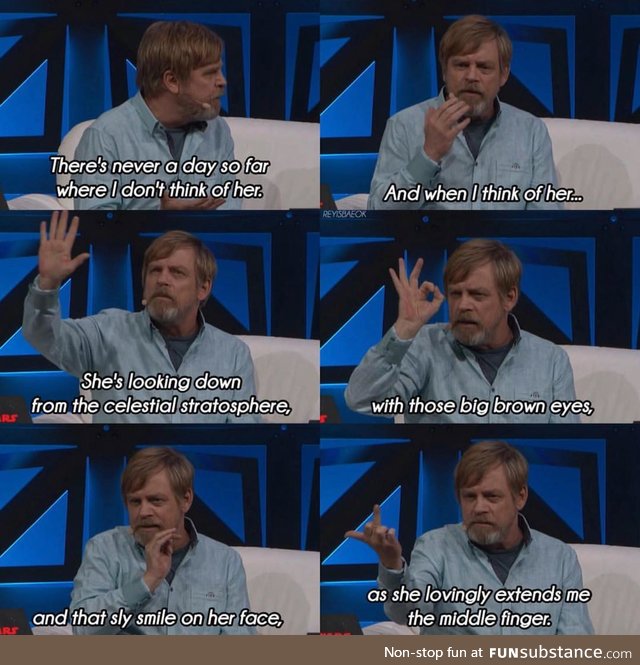 Mark Hamill on Carrie Fisher