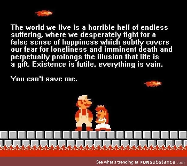 Mario got a whole lot real.